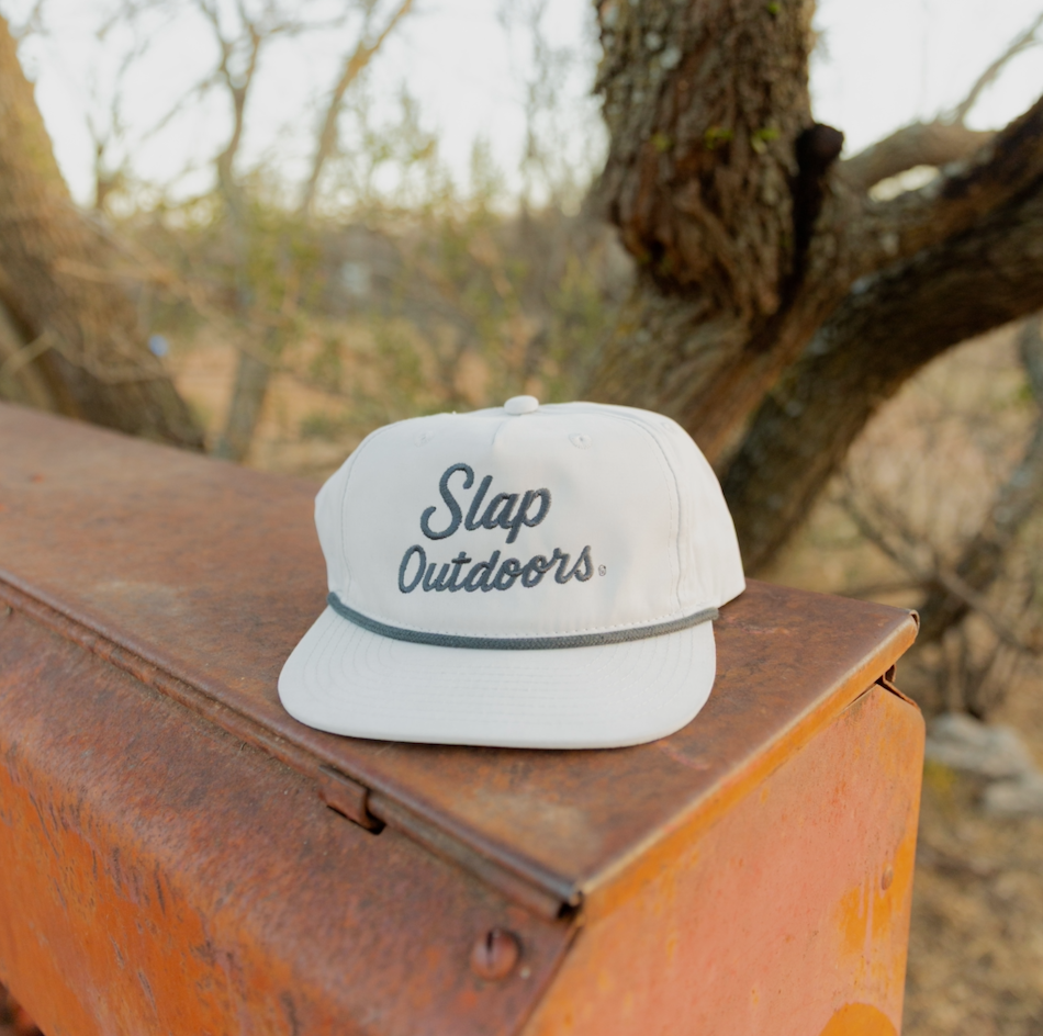 Silver Scripted Slap Outdoors